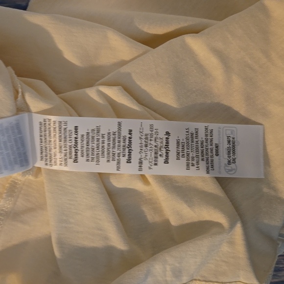 Disney Women's T-Shirt Yellow Size XL NWT - Picture 8 of 8